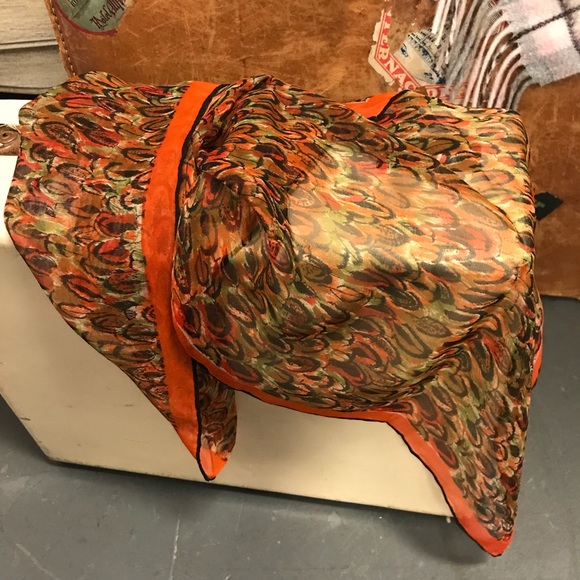 Vintage Accessories - Vera (Anthropologie designer) Sheer Silk Scarf Vintage Accessories - Vera (Anthropologie designer) Sheer Silk Scarf